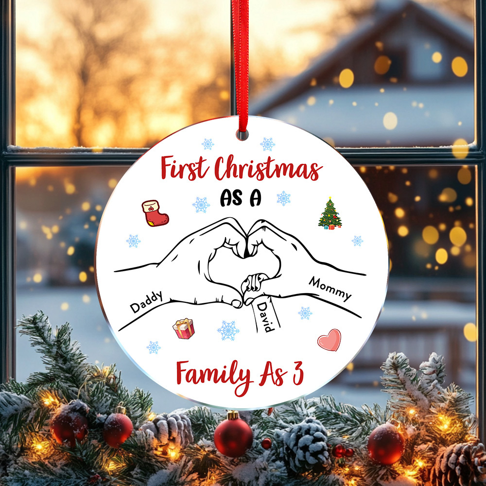 Custom Christmas Tree Ornament Personalized Name Christmas Gifts for Lover