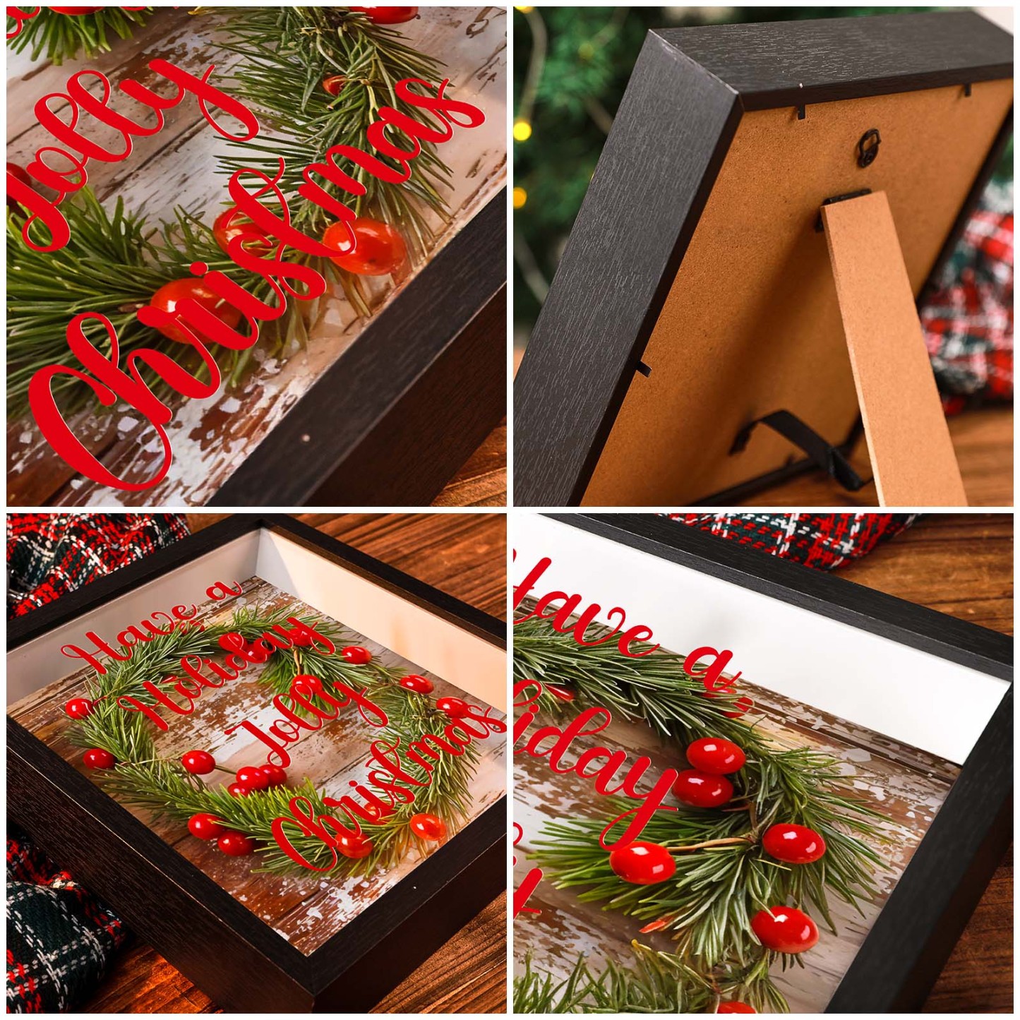 Personalized Christmas Wooden Ornament Custom Holiday Home Decoration Christmas Gift