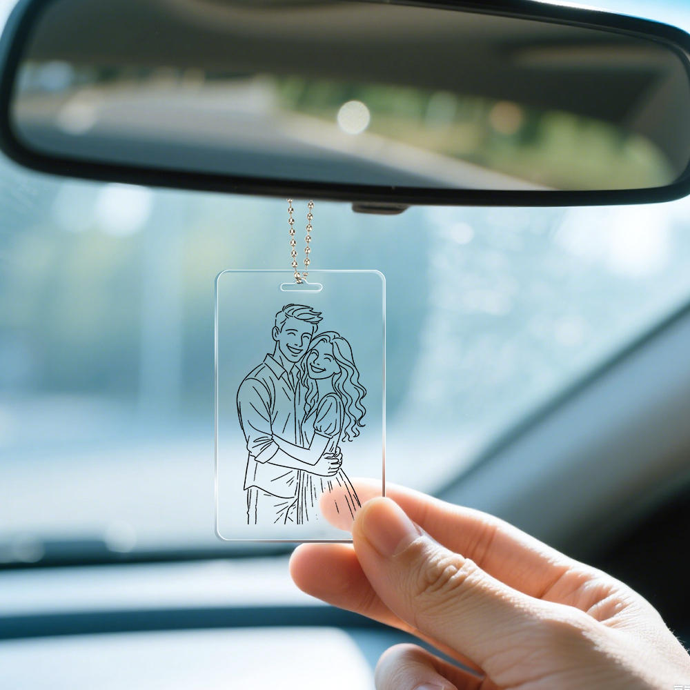 Custom Car Hanging Custom Photo Gifts for Lover