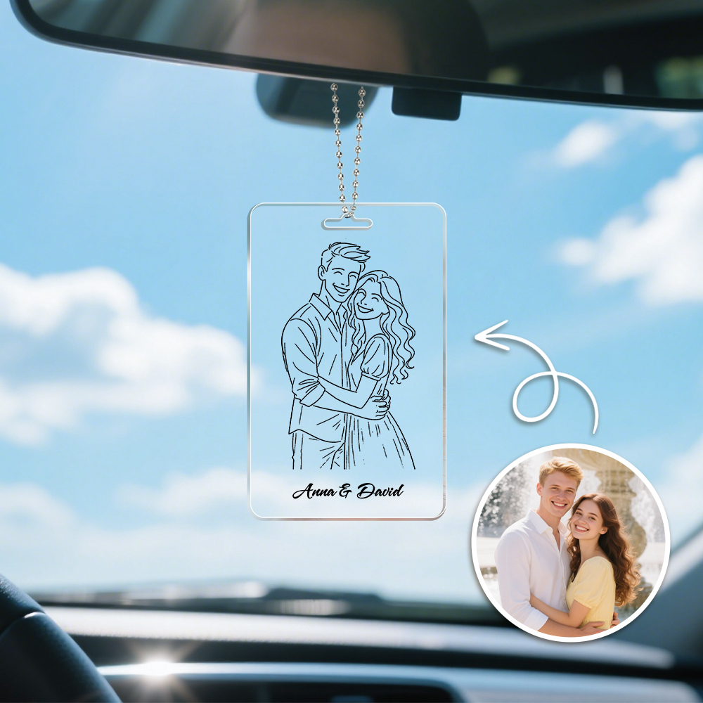 Custom Car Hanging Custom Photo Gifts for Lover