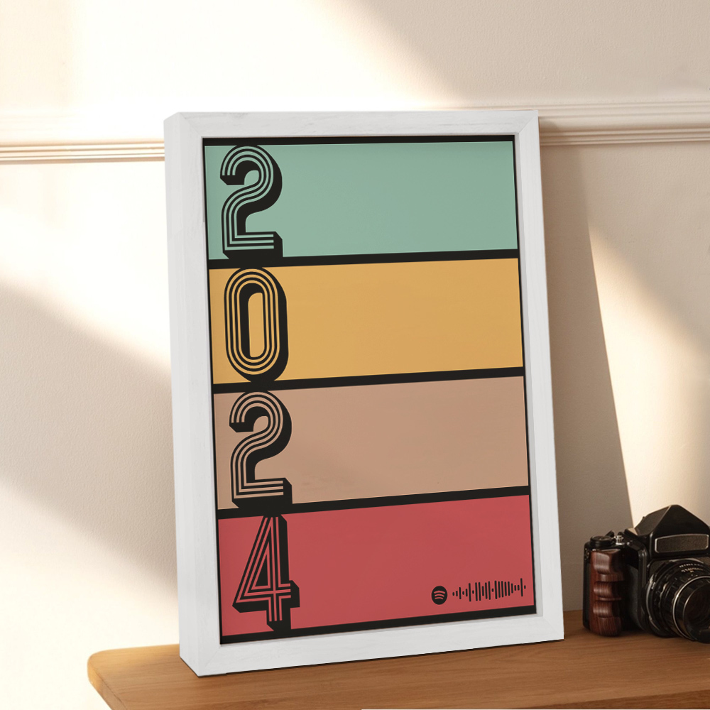 Custom Spotify Plaque Personalized Song Gift Personalized Year Plaque