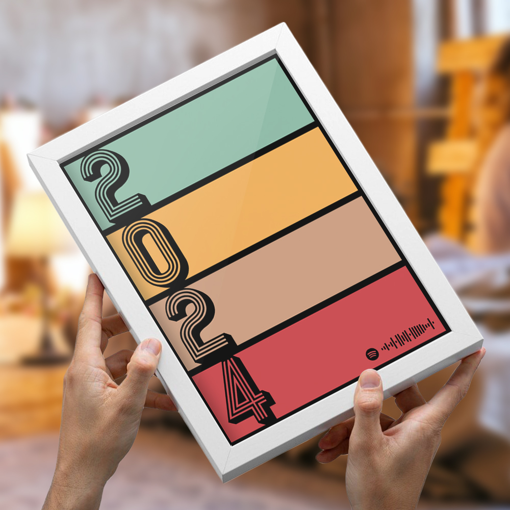 Custom Spotify Plaque Personalized Song Gift Personalized Year Plaque