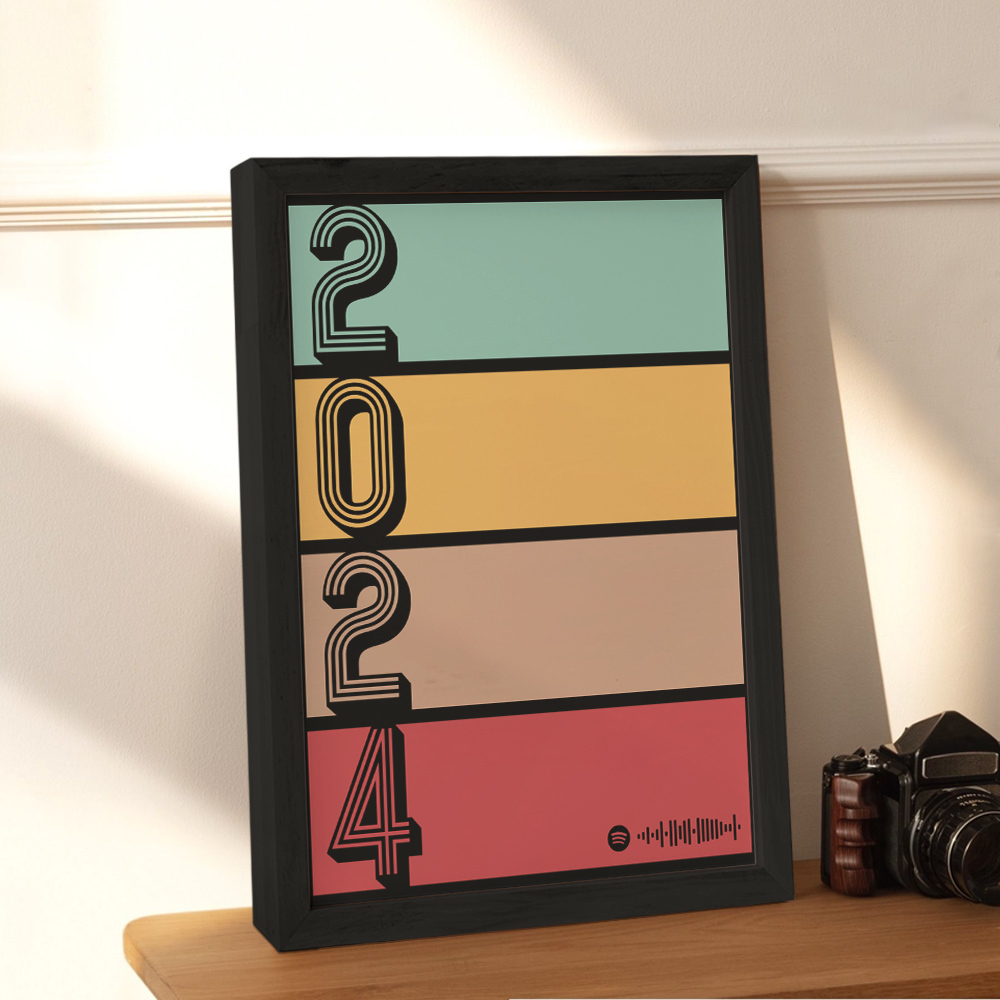 Custom Spotify Plaque Personalized Song Gift Personalized Year Plaque