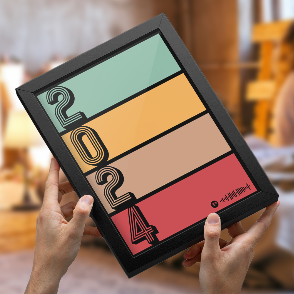 Custom Spotify Plaque Personalized Song Gift Personalized Year Plaque