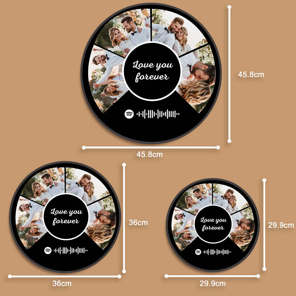 Custom Spotify Wall Decor Custom Photo Hanging Music Gifts Front Door Decor - Myphotomugs