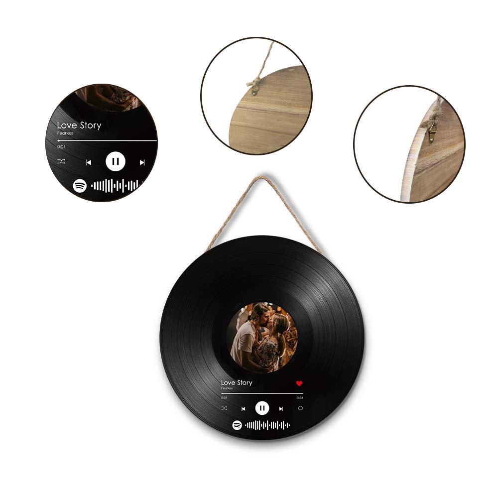 Custom Photo Hanging Music Gifts Custom Spotify Wall Decor Christmas Gift - MyPhotoMugs
