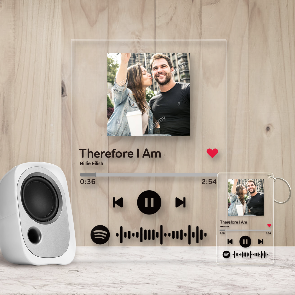 Music Plaque & Keychain Set