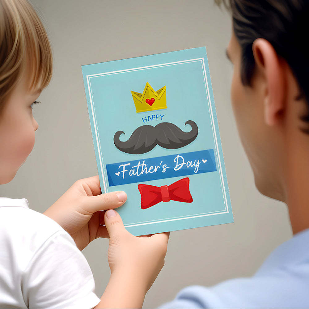 Father's Day Card for Daddy Funny Father's Day Greeting Card - Myphotomugs