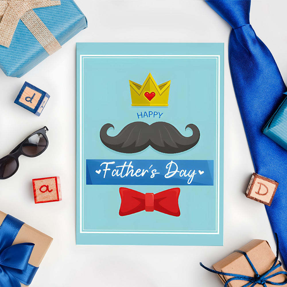 Father's Day Card for Daddy Funny Father's Day Greeting Card - Myphotomugs