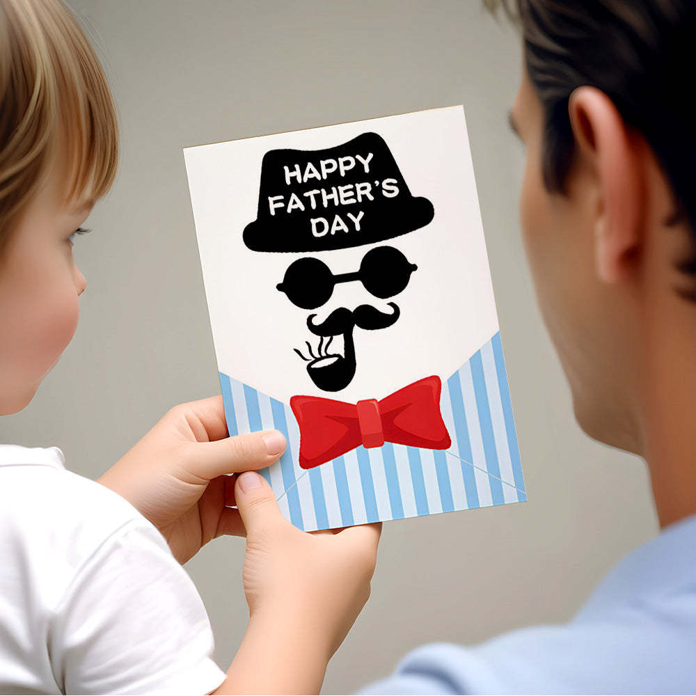 Father's Day Card Funny Father's Day Greeting Card for Man - Myphotomugs