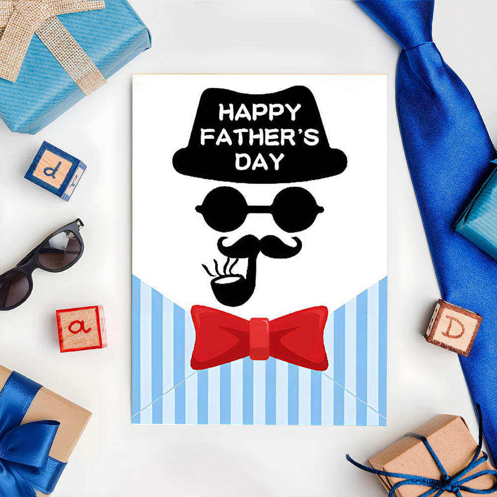 Father's Day Card Funny Father's Day Greeting Card for Man - Myphotomugs
