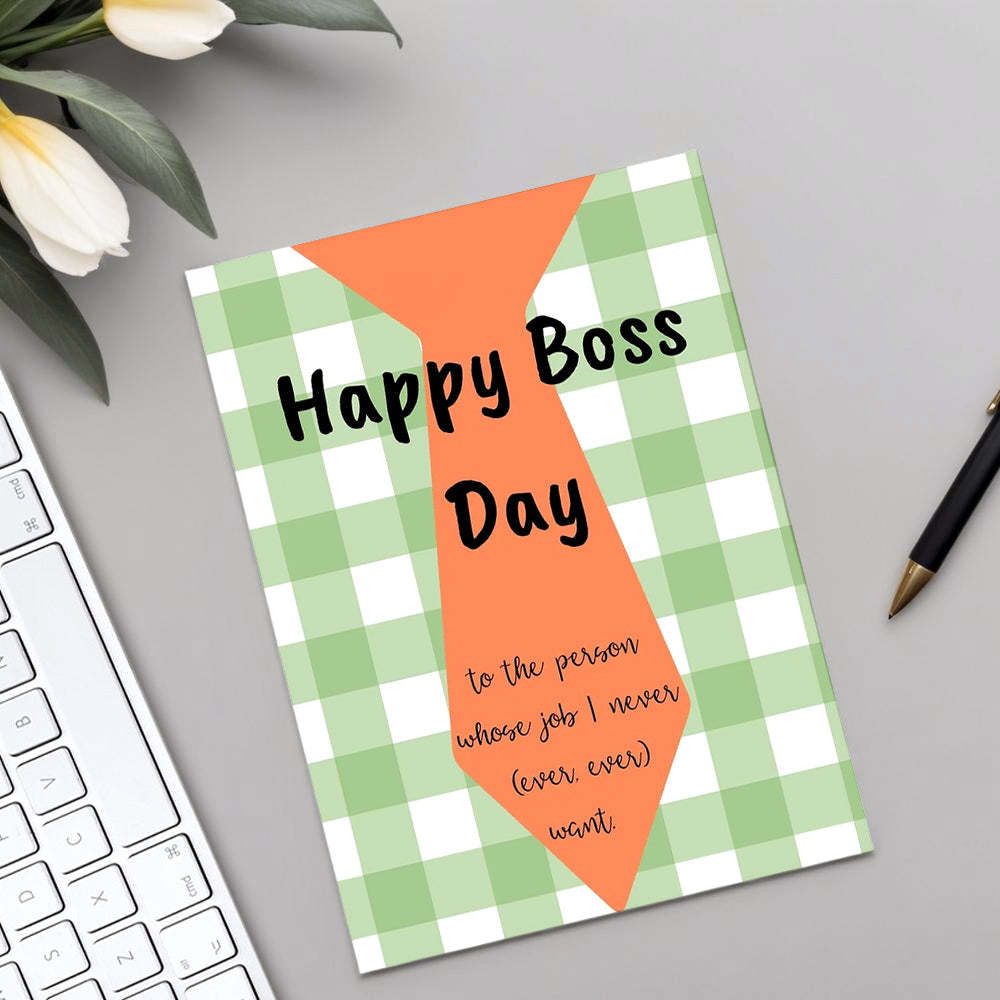 Funny Boss's Day Card Boss's Day Card Boss's Birthday Card Gift for Man Boss - Myphotomugs