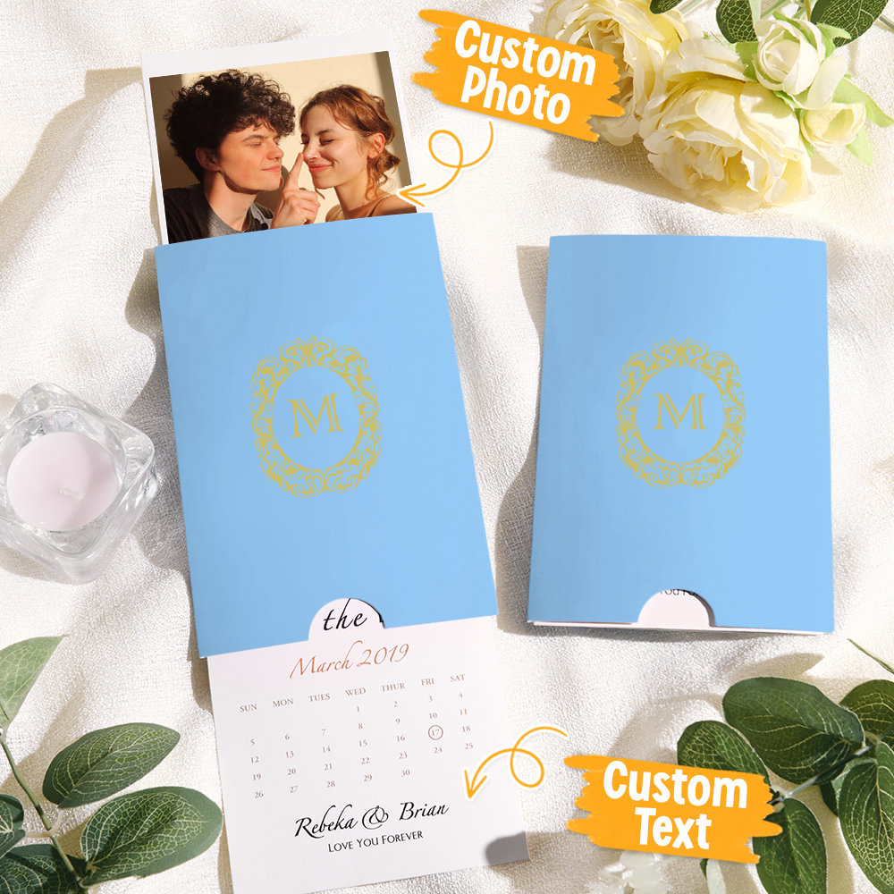 Custom Wedding Invitation Pull-Out Greeting Card Personalized Wedding Card
