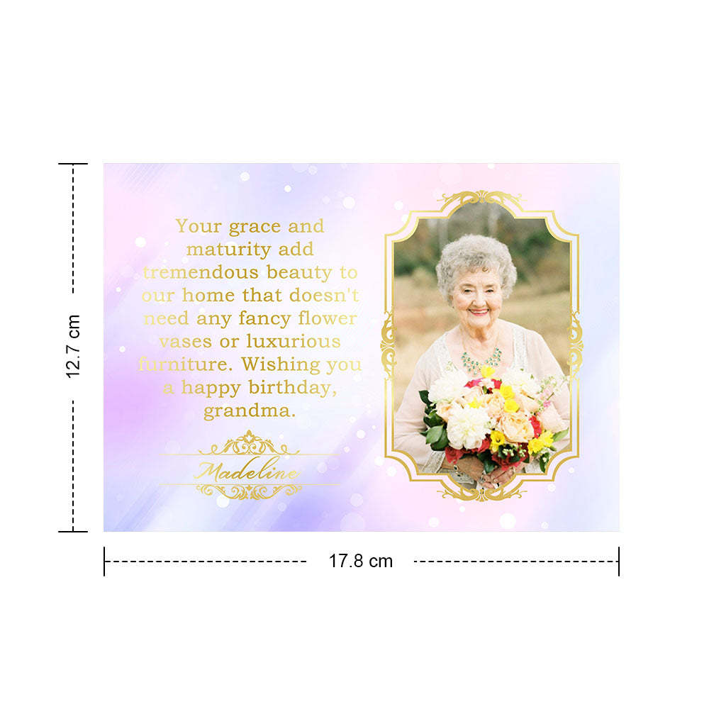 Custom Crochet Doll from Photo Handmade Look alike Dolls with Personalized Name Card Birthday Gifts for Grandma - Myphotomugs