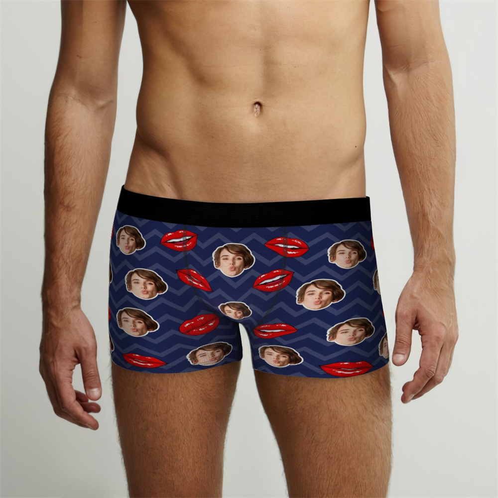 Custom Photo Underwear for Valentines Day Personalized Photo Underwear A Sexy Personal Gift