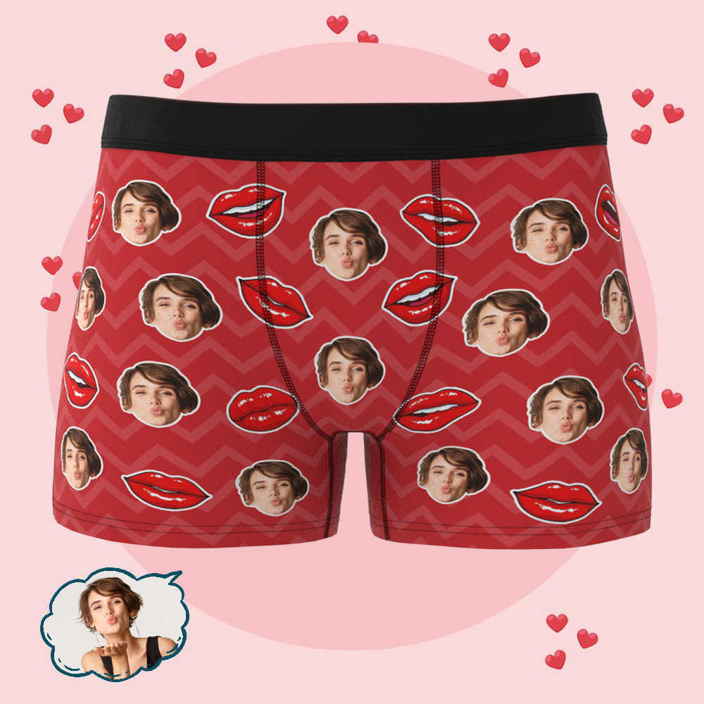 Custom Photo Underwear for Valentines Day Personalized Photo Underwear A Sexy Personal Gift