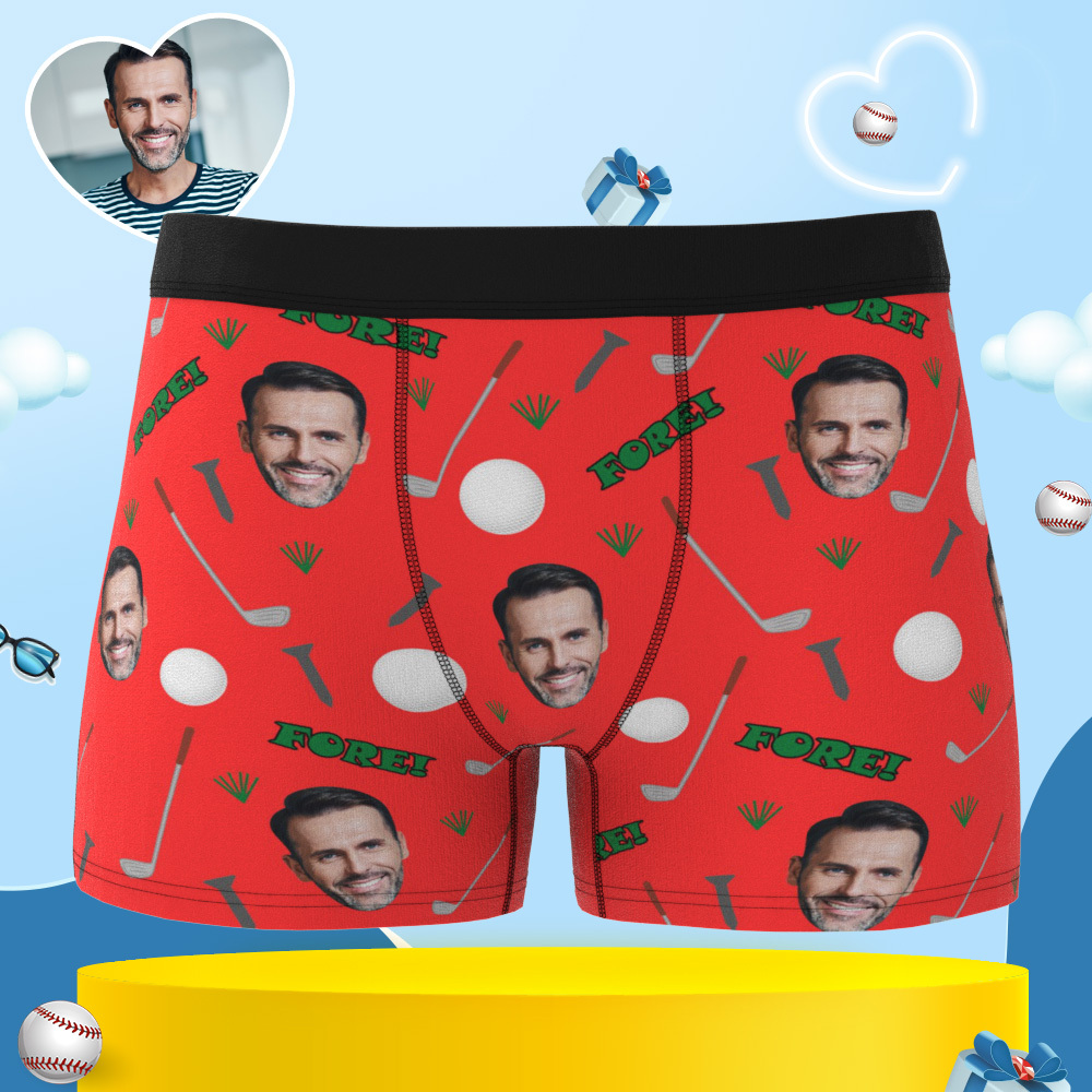 Personalized Men's Underwear with Photo Custom Face Underwear Funny Custom Underwear