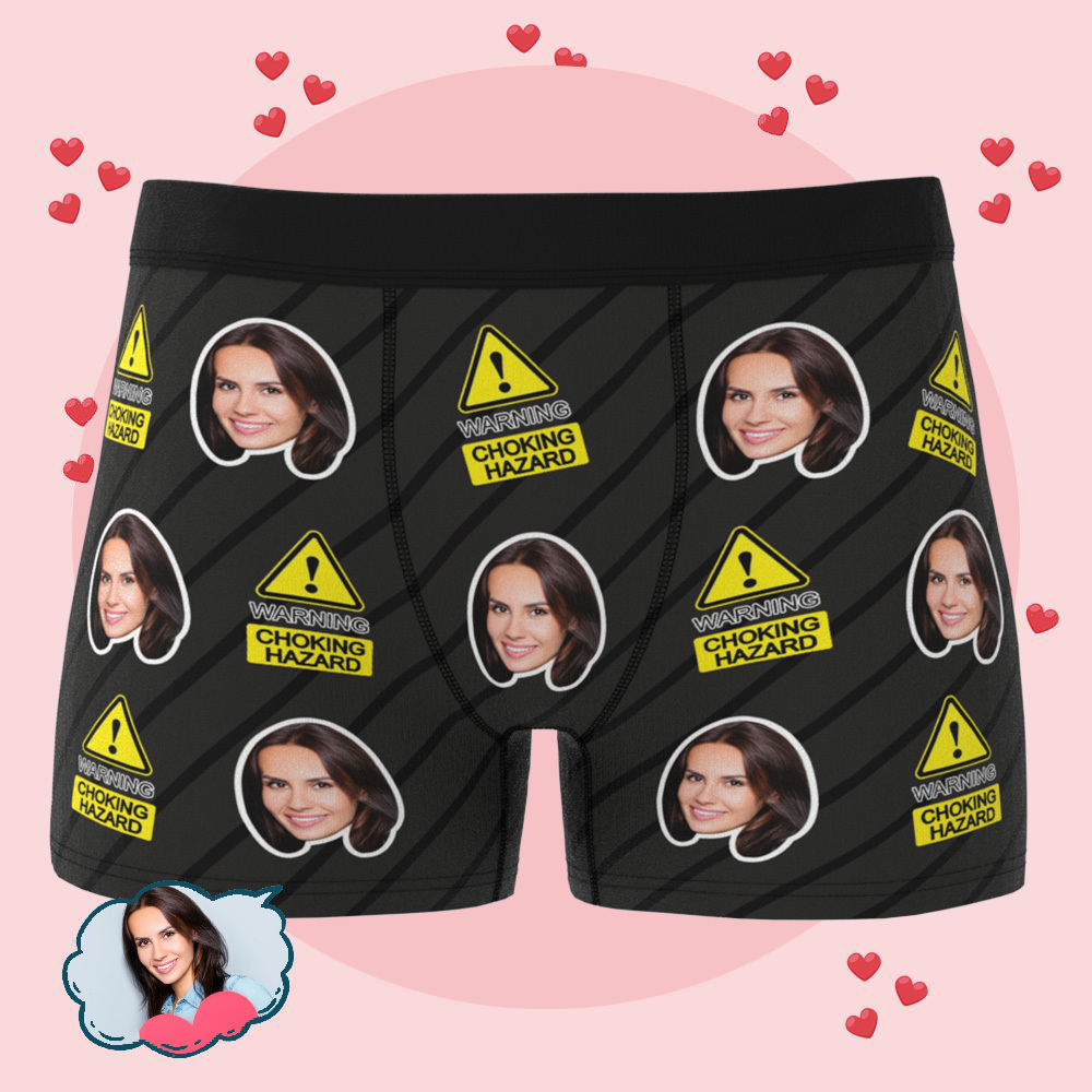 Custom Photo Boxer Shorts Custom Men's Boxer Briefs Photo Gifts for Him