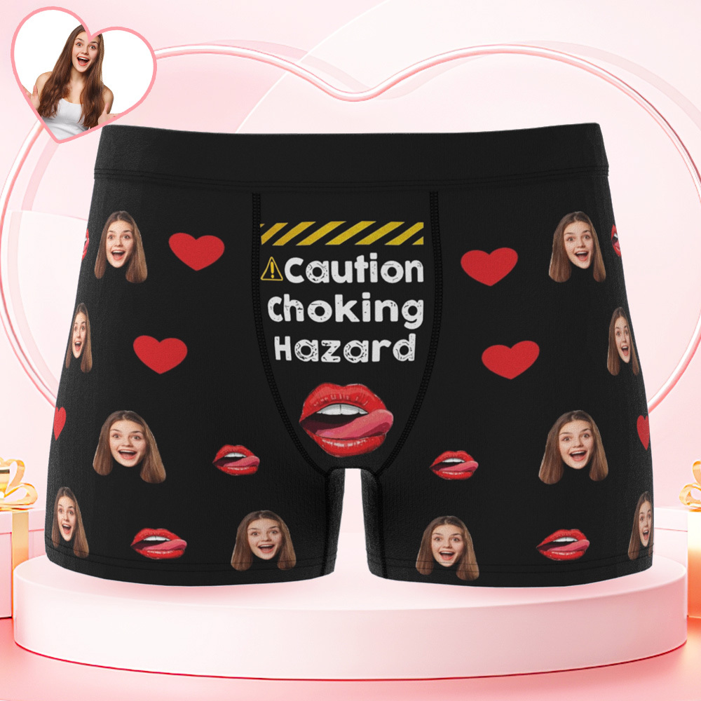 Custom Photo Boxer Shorts Custom Men's Boxer Briefs Photo Gifts for Him