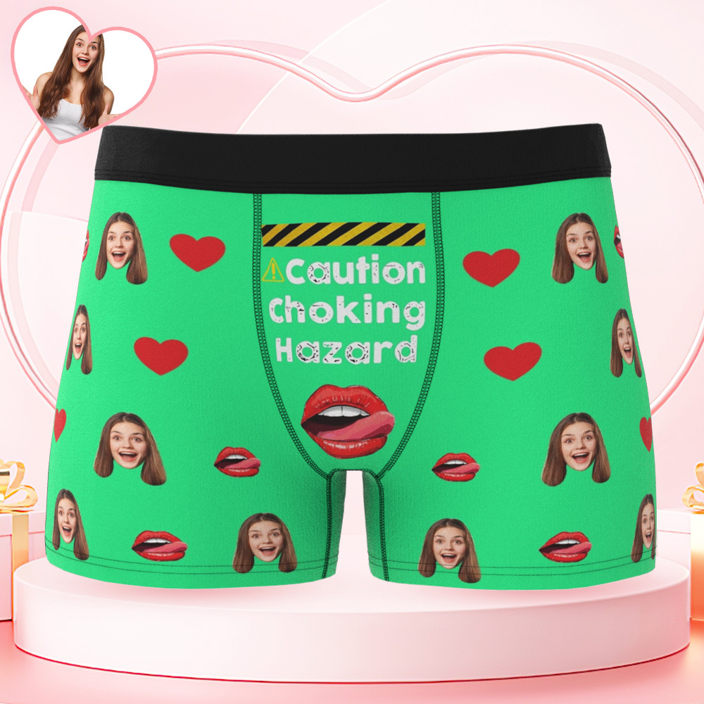 Personalized Face Underwear Personalized Mens Boxer Custom Underwear Gift for Lover