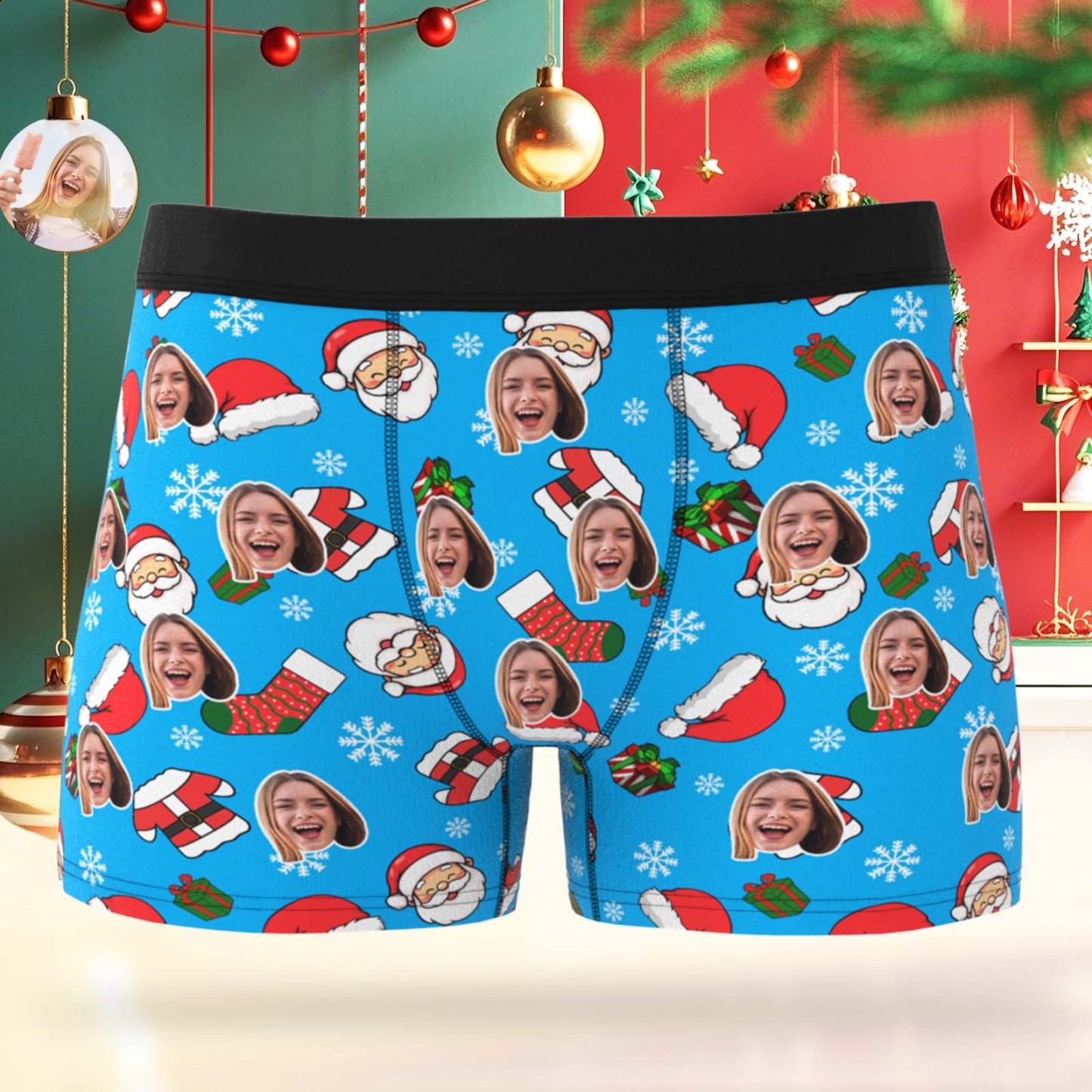 Custom Boxer Briefs Personalized Mens Boxer Custom Christmas Gift For Boyfriend