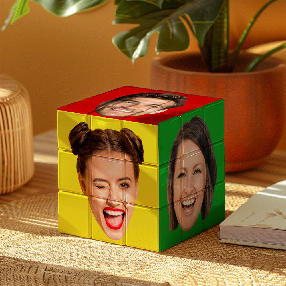 Custom Photo Face Rubic's Cube Multiphoto Gifts Custom Photo Cube - Myphotomugs