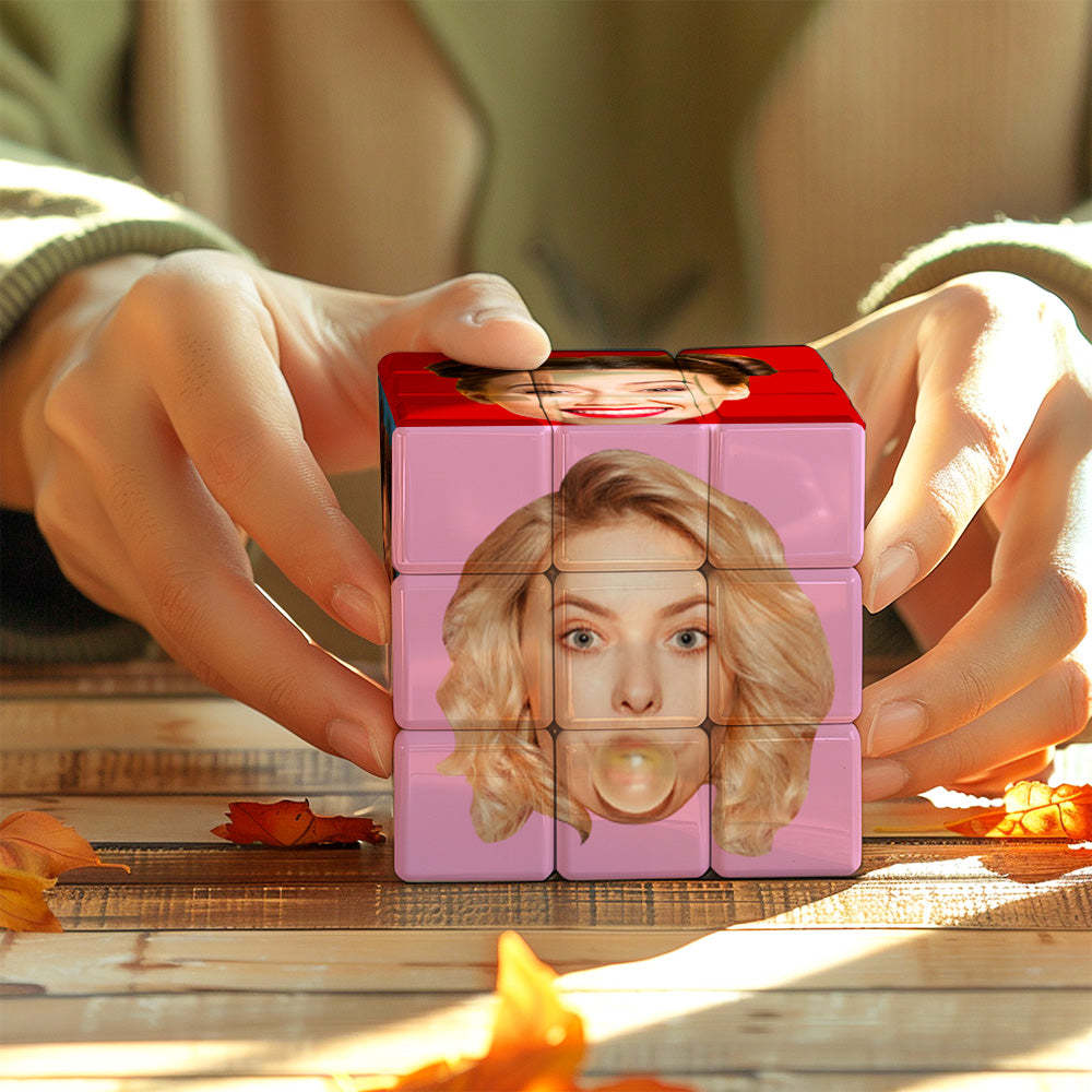 Custom Photo Face Rubic's Cube Multiphoto Gifts Custom Photo Cube - Myphotomugs