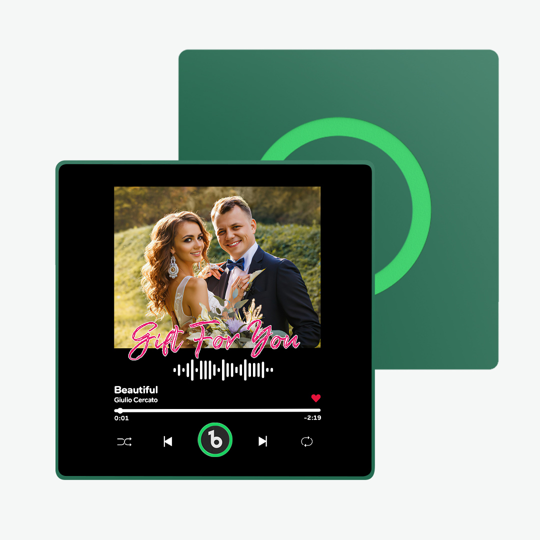 New 4.0 Upgrade Custom Music Fridge Magnet Colorful Frame Album Fridge Magnet Can Play Songs Gift for Couple