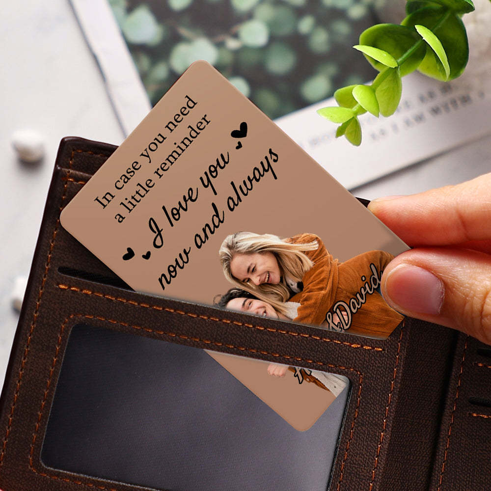 Custom Wallet Card Personalized Couple Wallet Insert Card Spotify Wallet Card - Myphotomugs