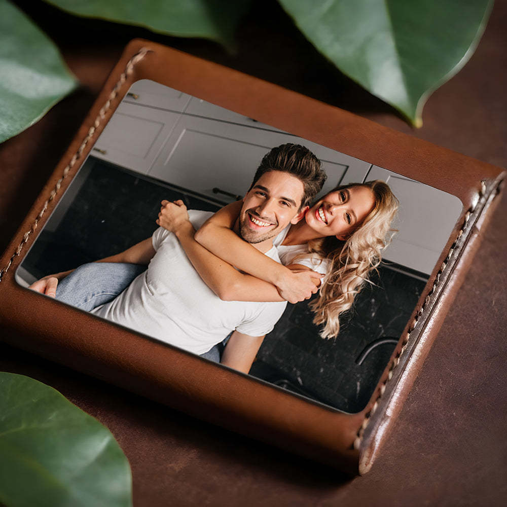 Custom Map Photo Wallet Insert Card Personalized Location Wallet Card - Myphotomugs