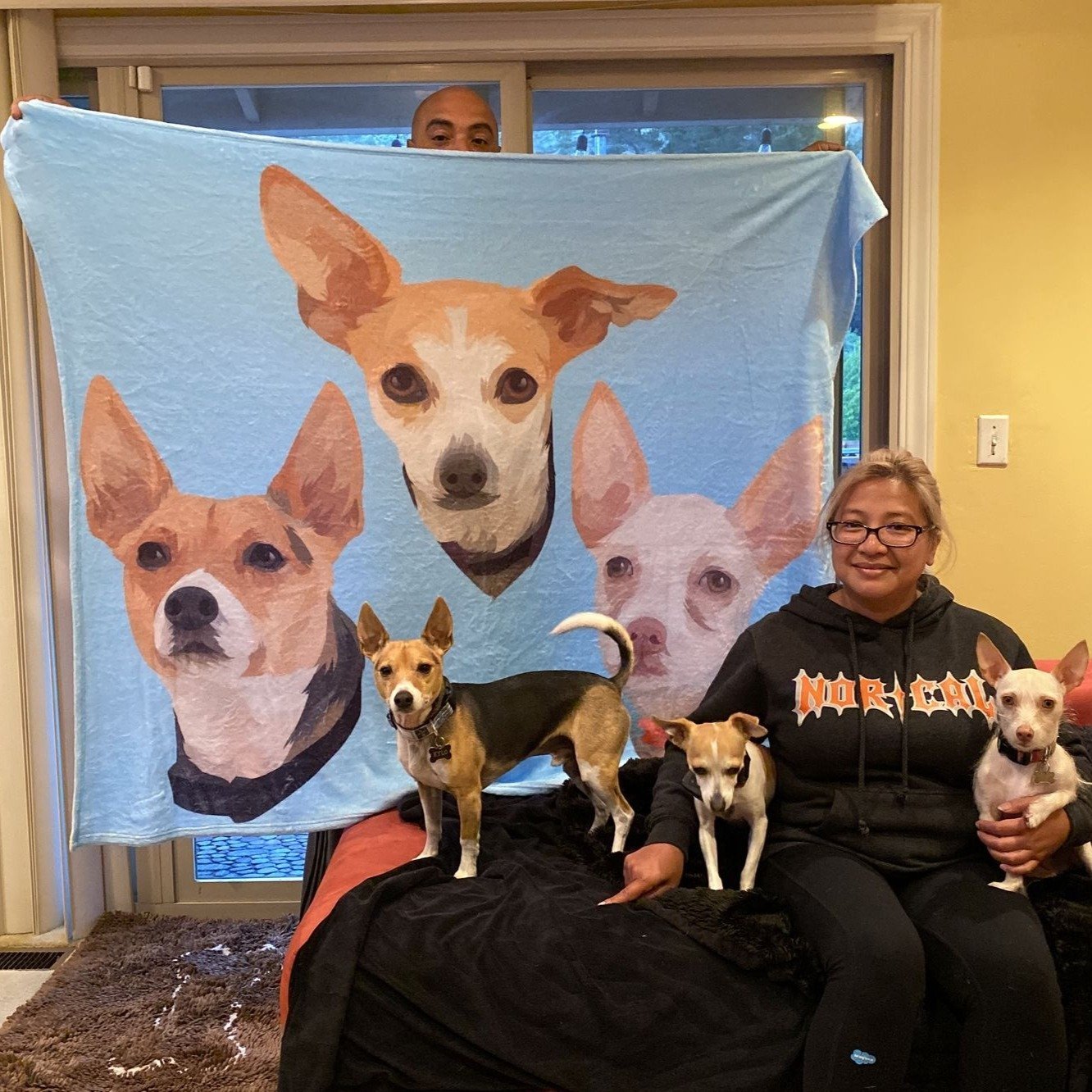 Dog Blanket Custom Dog Blanket Pet Blanket Custom Pet Blanket