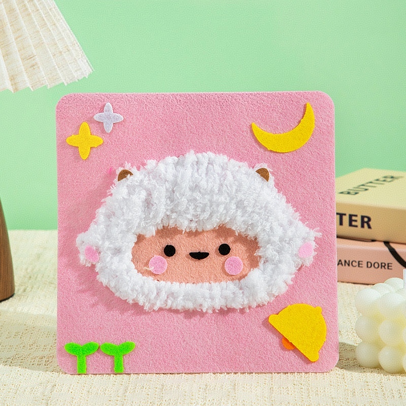 Christmas DIY Kids Craft Kit Felt Sewing Threading Toys Fun Handmade Gift for Children