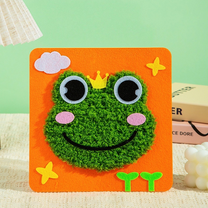 Christmas DIY Kids Craft Kit Felt Sewing Threading Toys Fun Handmade Gift for Children