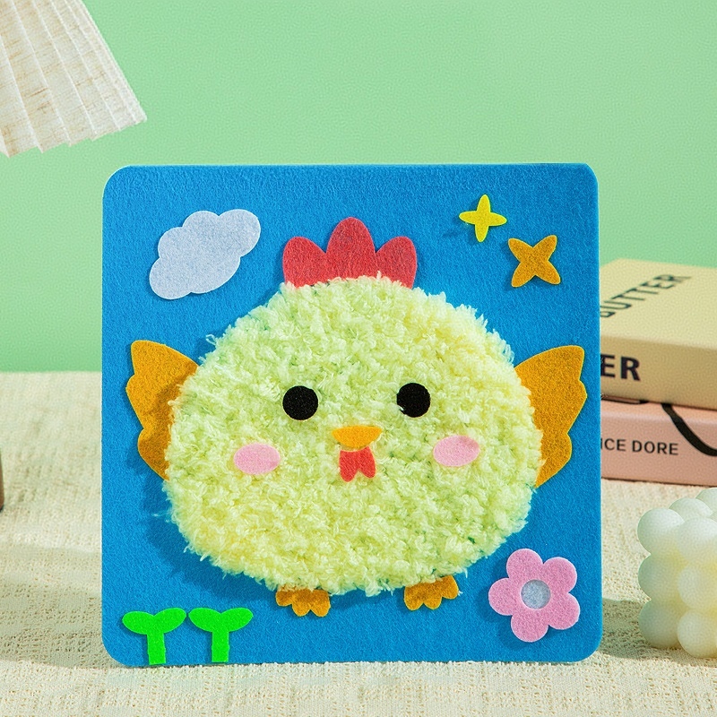 Christmas DIY Kids Craft Kit Felt Sewing Threading Toys Fun Handmade Gift for Children