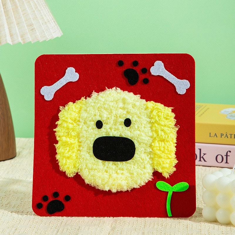 Christmas DIY Kids Craft Kit Felt Sewing Threading Toys Fun Handmade Gift for Children