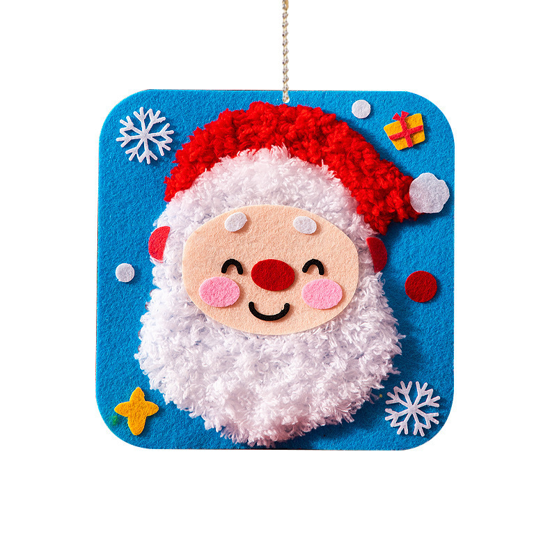 Christmas DIY Kids Craft Kit Felt Sewing Threading Toys Fun Handmade Gift for Children