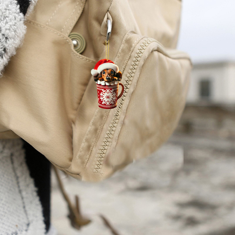 2025 Christmas Dog Blind Box 24Day Countdown Dachshund Mug Ornament Advent Calendar Holiday Gift Surprise