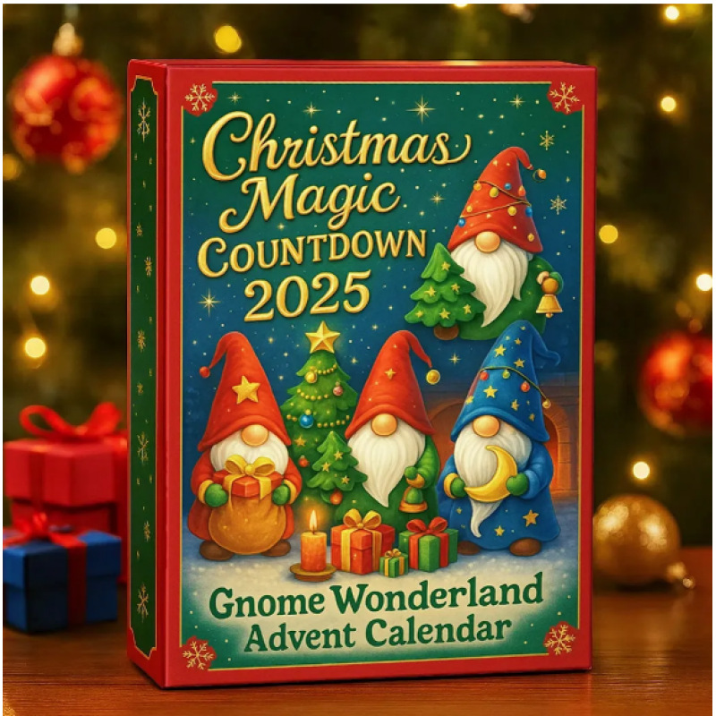 Christmas Magic Gnome Wonderland 24Day Countdown Blind Box Advent Calendar Surprise