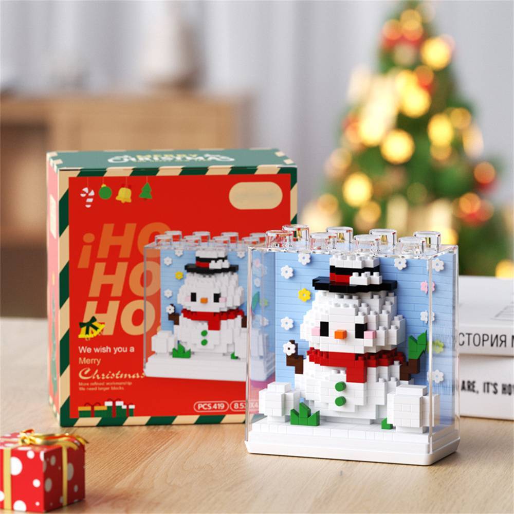 Christmas Building Block Toys with Cover Christmas Block Toys Gift for Kids - MyPhotoMugs