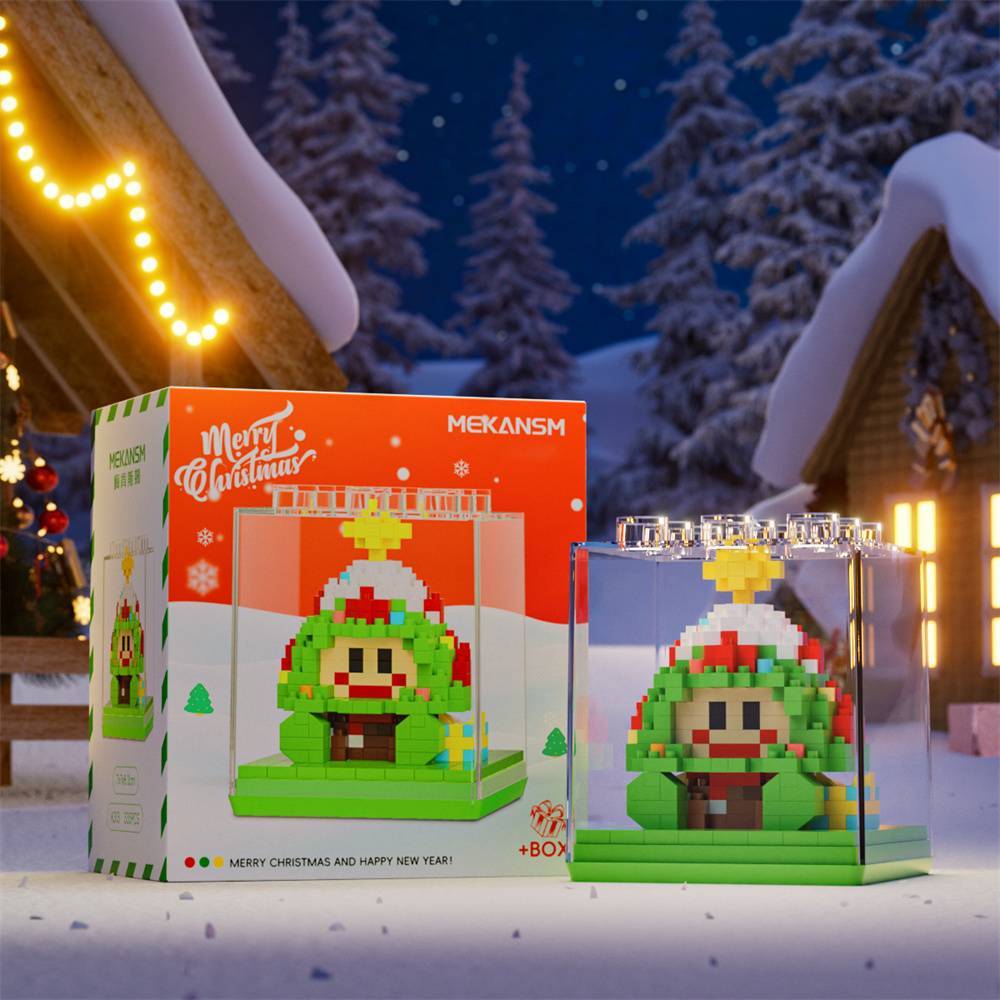 Christmas Building Block Toys with Cover Christmas Block Toys Gift for Kids - MyPhotoMugs