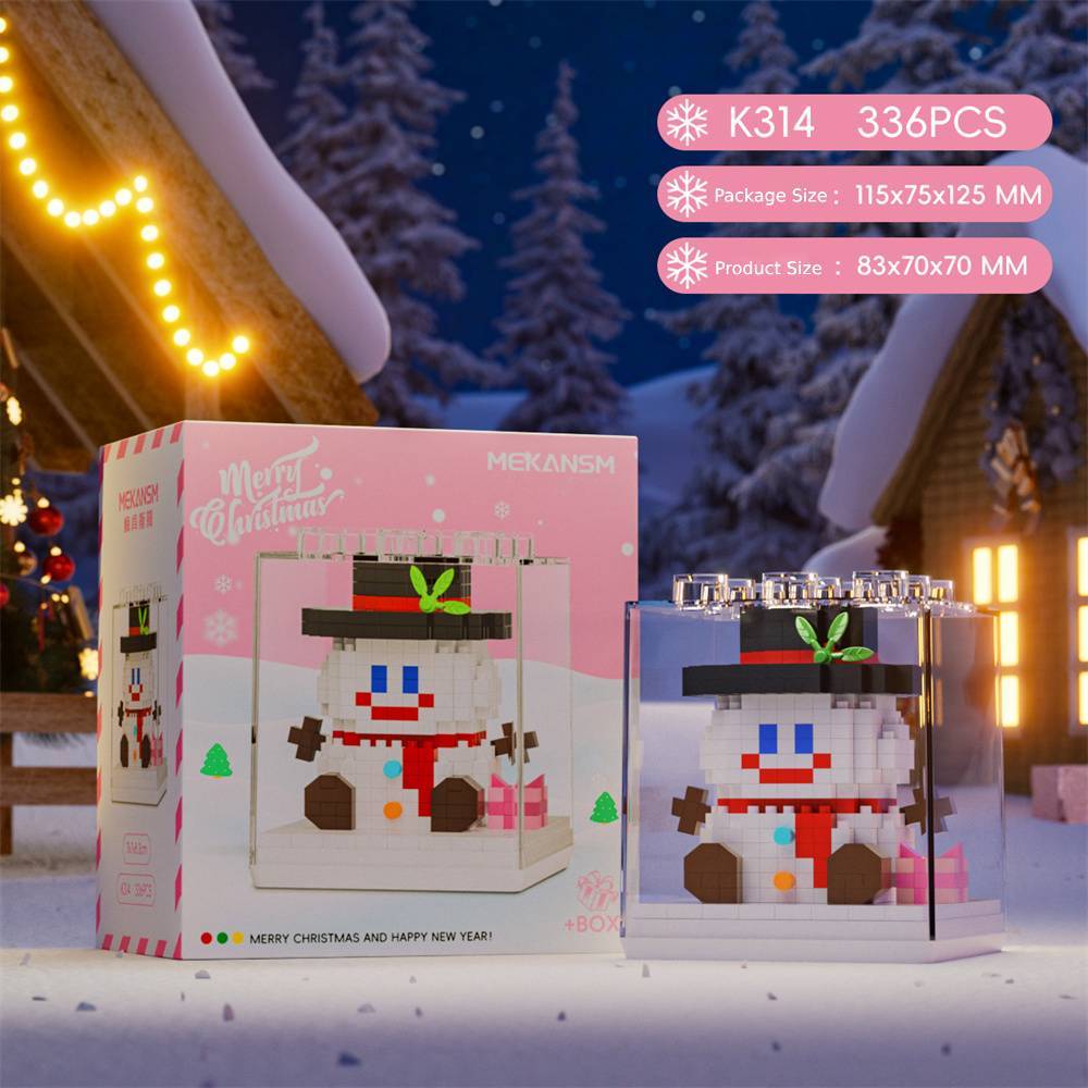 Christmas Building Block Toys with Cover Christmas Block Toys Gift for Kids - MyPhotoMugs