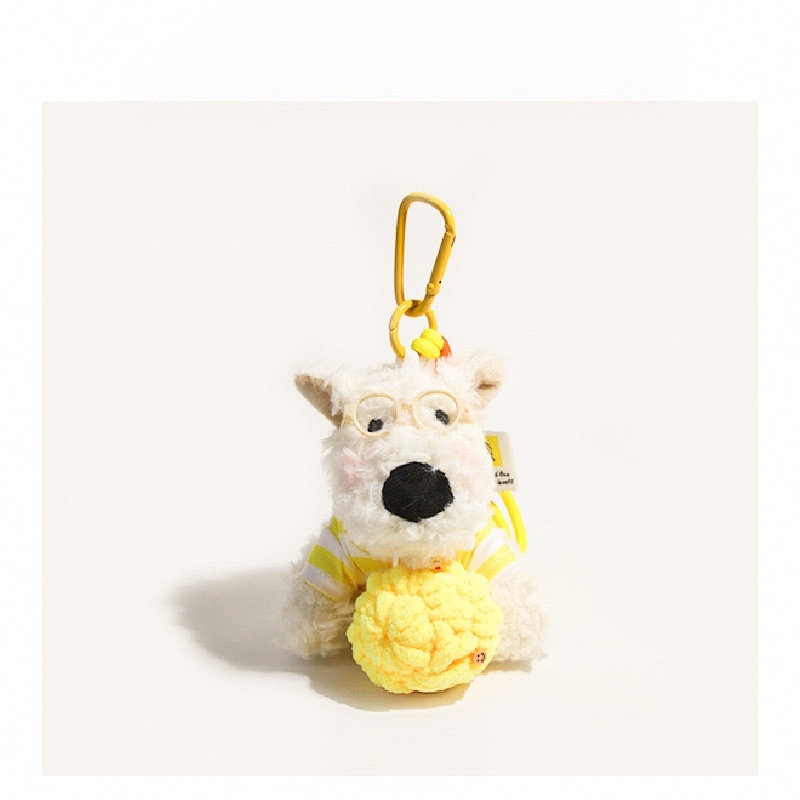 Kawaii Dog Keychain Cute West Highland Charm Cute Puppy Bag Accessory