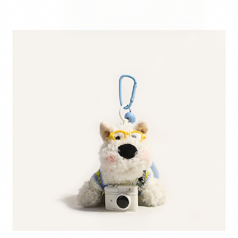 Kawaii Dog Keychain Cute West Highland Charm Cute Puppy Bag Accessory