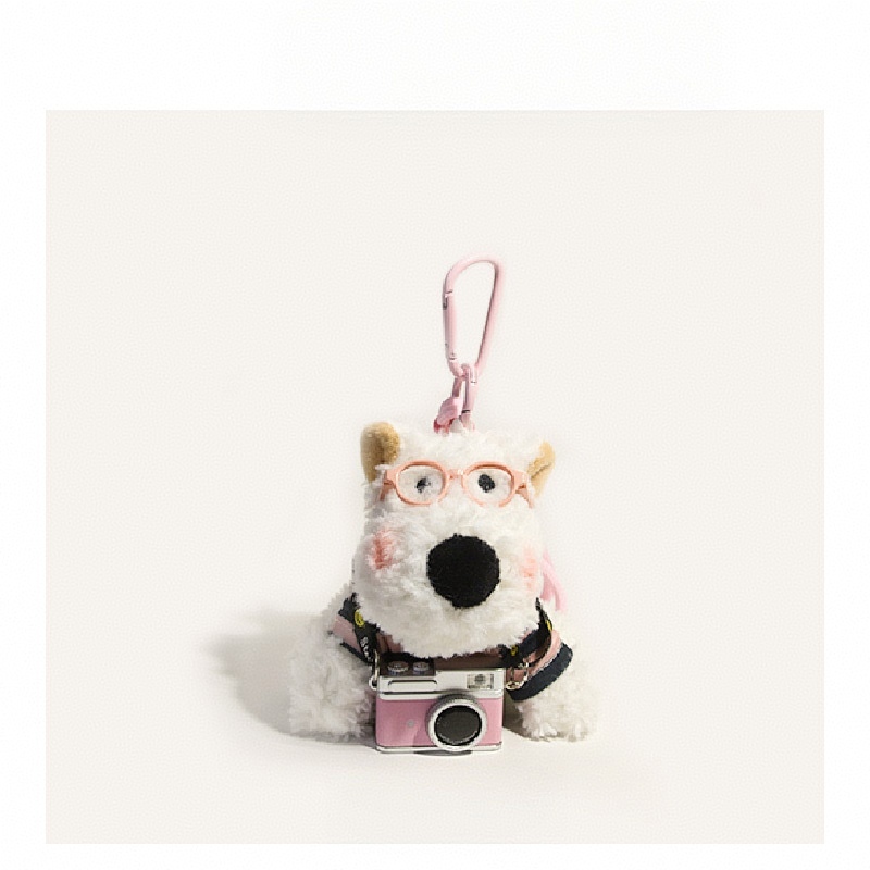 Kawaii Dog Keychain Cute West Highland Charm Cute Puppy Bag Accessory