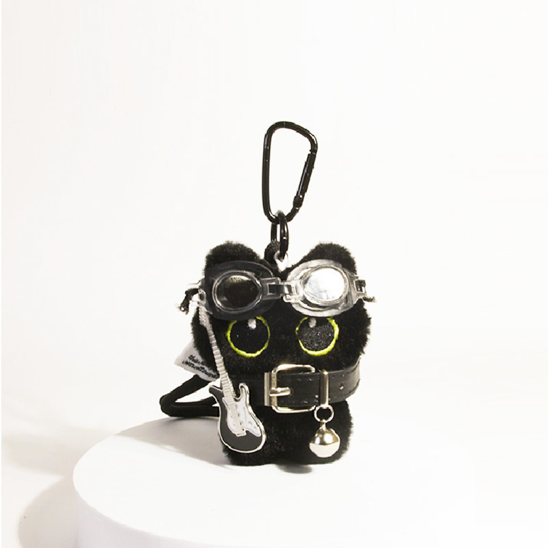 Cute Cat Keychain Soft Kitty Bag Charm Adorable Cat Lover Gift