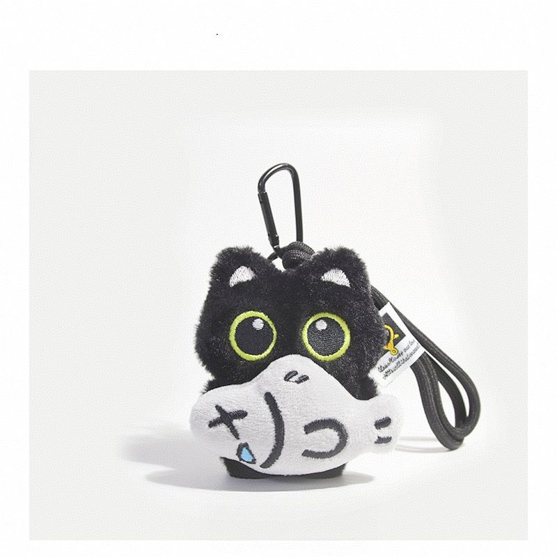Cute Cat Keychain Soft Kitty Bag Charm Gifts for Cat Lover Christmas Gift