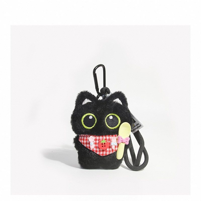 Cute Cat Keychain Soft Kitty Bag Charm Gifts for Cat Lover Christmas Gift