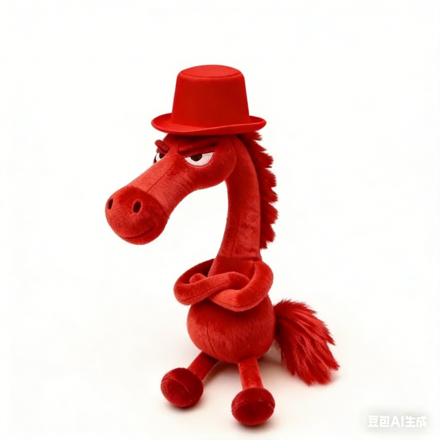 2026 Pegasus Cool Pony Car Keychain Zodiac Horse Plush Backpack Charm Cute Hanging Doll