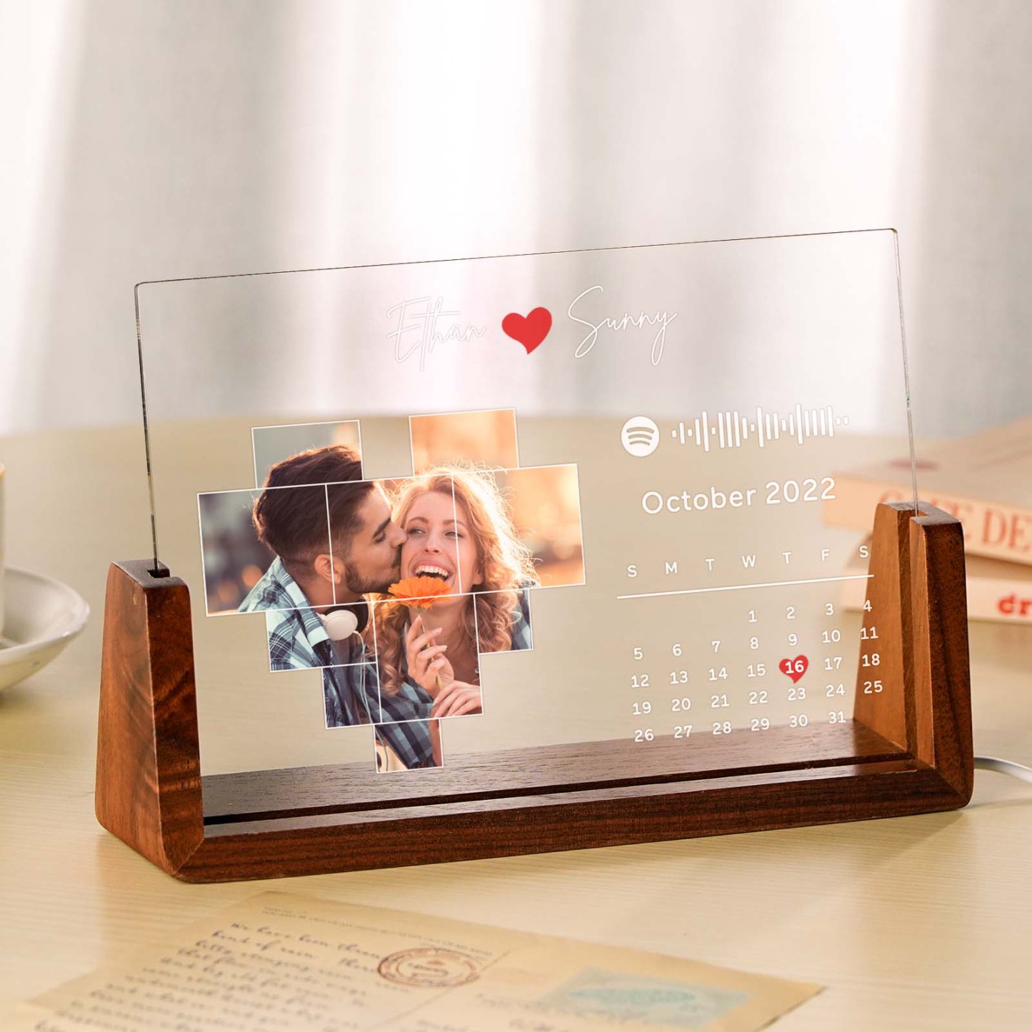 Custom Spotify Lamp Spotify Code Song Night Light Photo Decor Gift For Lover - MyPhotoMugs