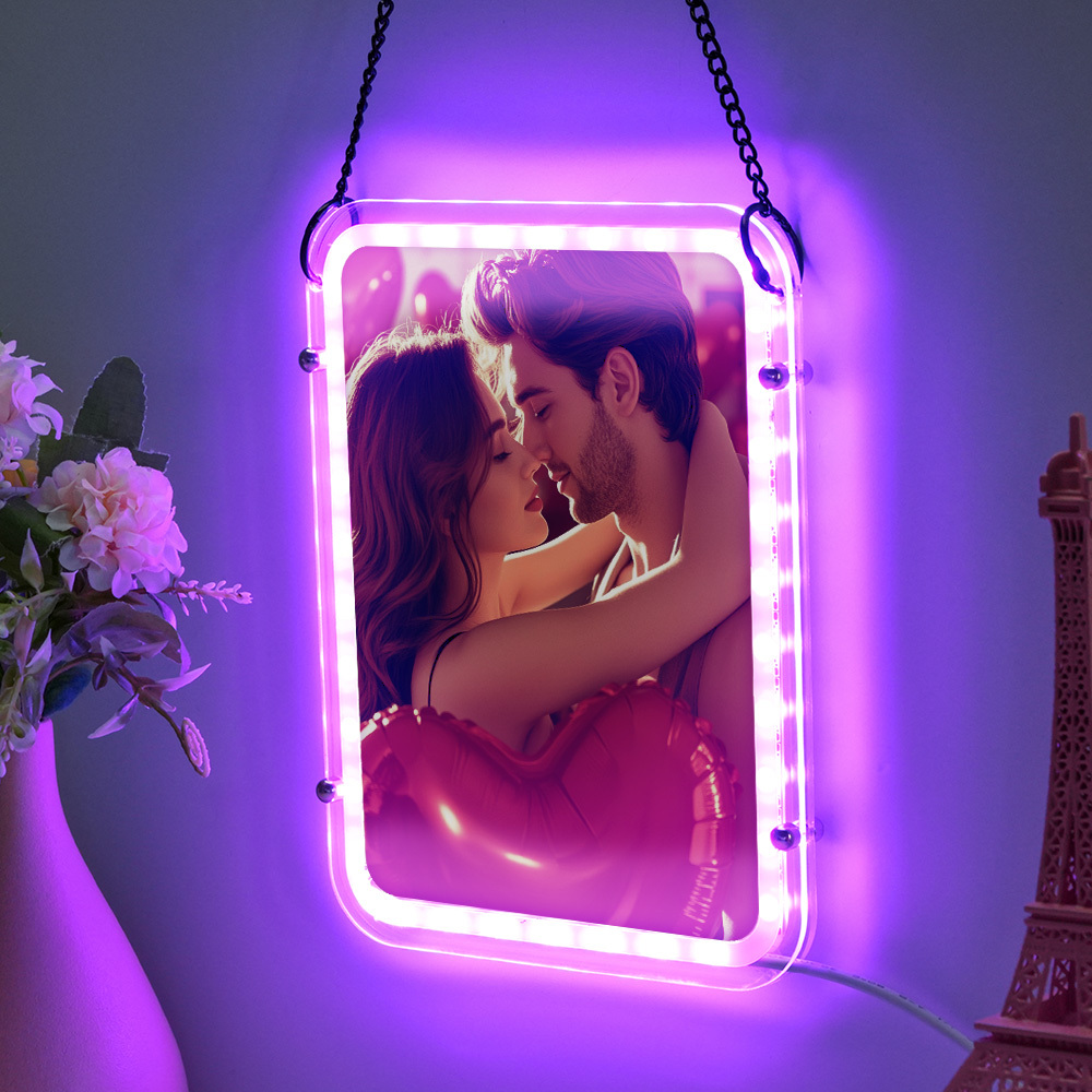 Custom Photo Lamp Custom Hanging Ornament Personalized Home Decor